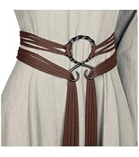 L'VOW Viking Troll Cross Belt Medieval Norse Witch Belt